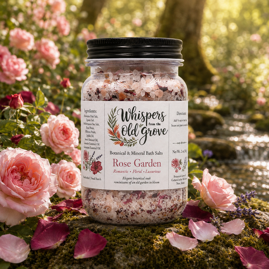 Botanical & Mineral Bath Salt - Rose Garden