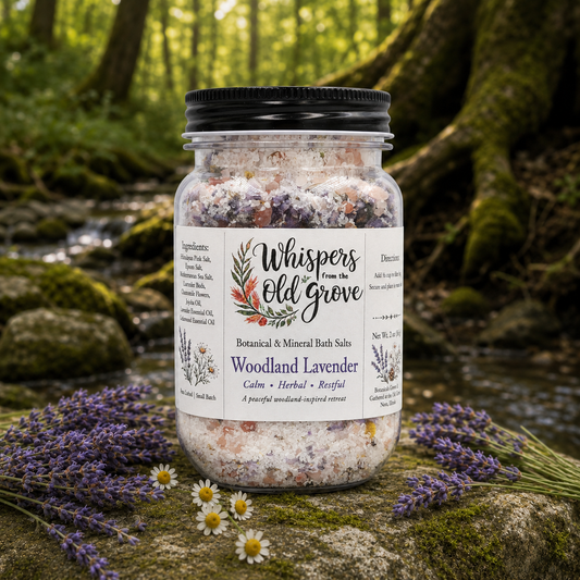 Botanical & Mineral Bath Salt - Woodland Lavendar