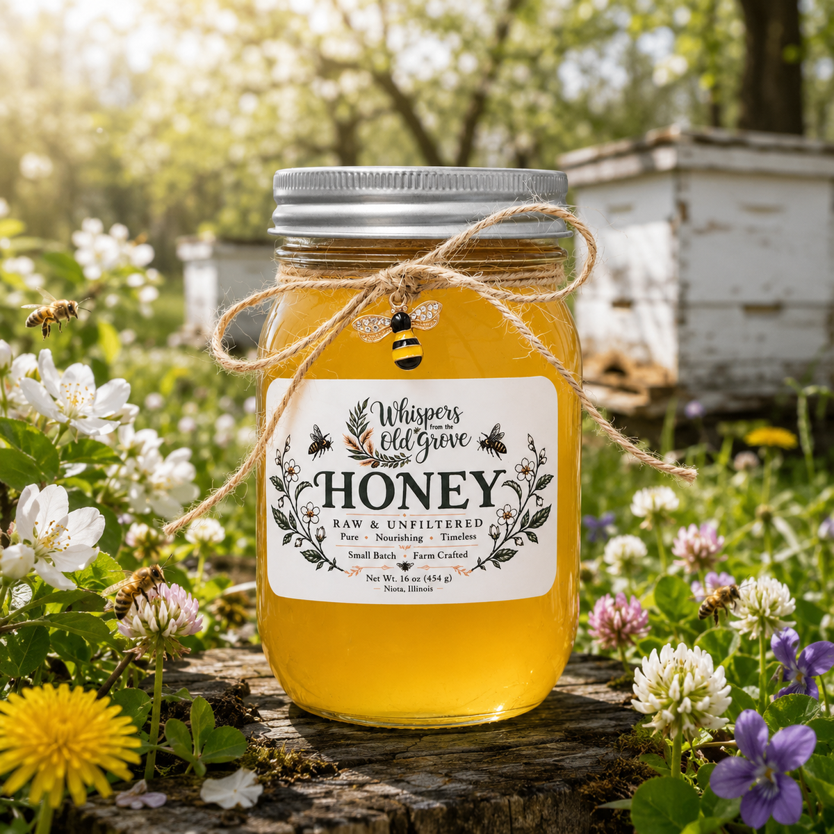 Honey - Spring Harvested 16 oz