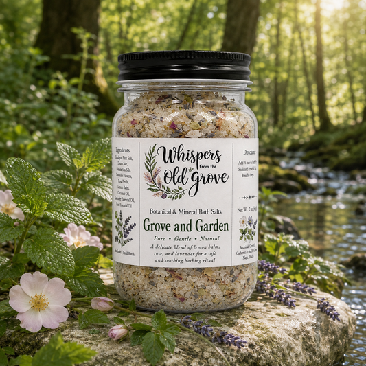 Botanical & Mineral Bath Salt - Grove & Garden