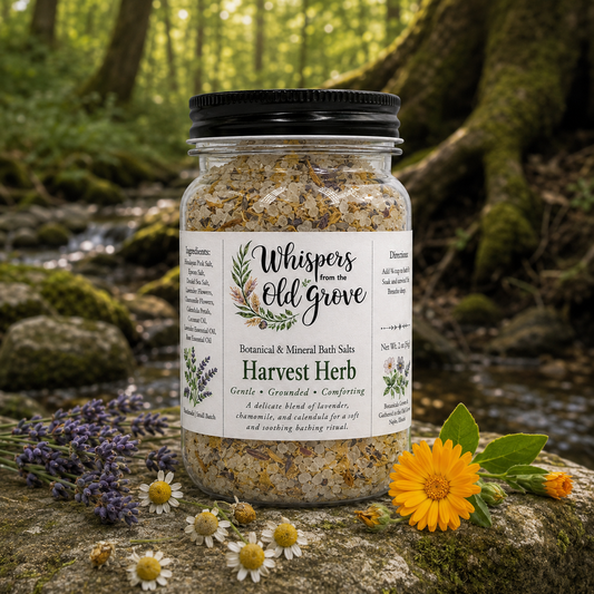 Botanical & Mineral Bath Salt - Harvest Herbs